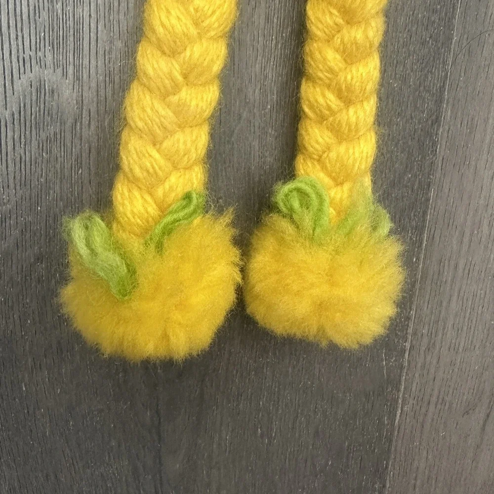 VTG 60'sHandmade Yarn Rag Cloth Doll 16